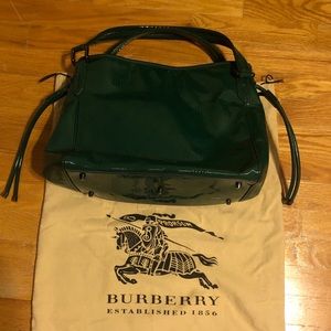 Burberry Dark Green Handbag